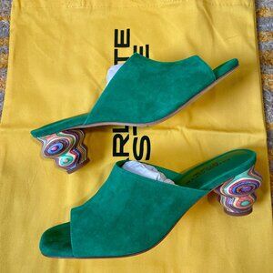 Charlotte Stone Durham sandal with heel, Palm size 8
